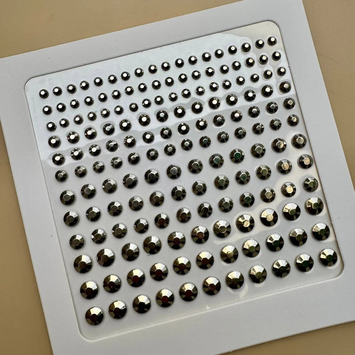 Silver Bling Hair Sticker Sheet