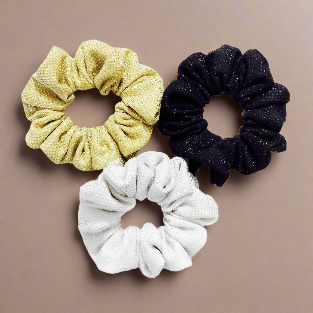 Dreamy Vibes Scrunchie Set | Fluffy and Premium Material | Women Party Hair Accessory