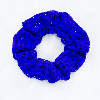Blue Scrunchie | Designer Satin Scrunchie