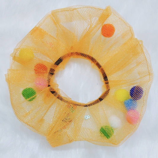 Orange Tulle Scrunchie | Buy Online