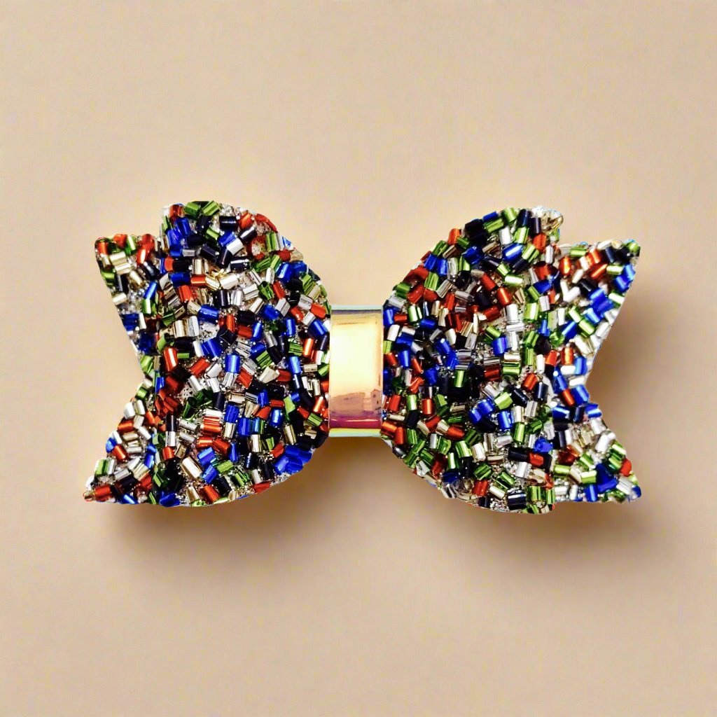 Multicolor Party Bow Hair Clip | Premium Quality | Unique Designs