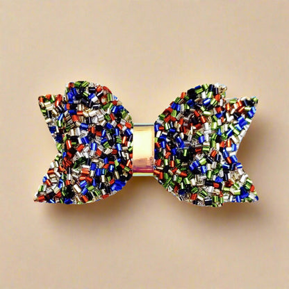 Multicolor Party Bow Hair Clip | Premium Quality | Unique Designs