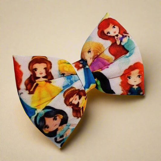 Disney Princess Bow Hair Clip | Girls Alligator Clip