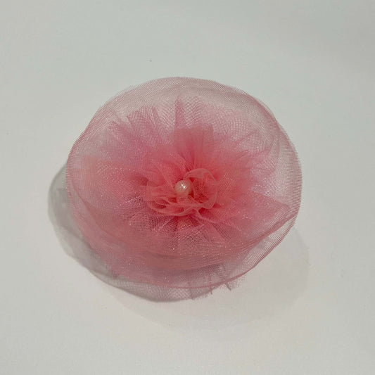 Aurora Princess Ruffled Fascinator | Baby Pink Headband