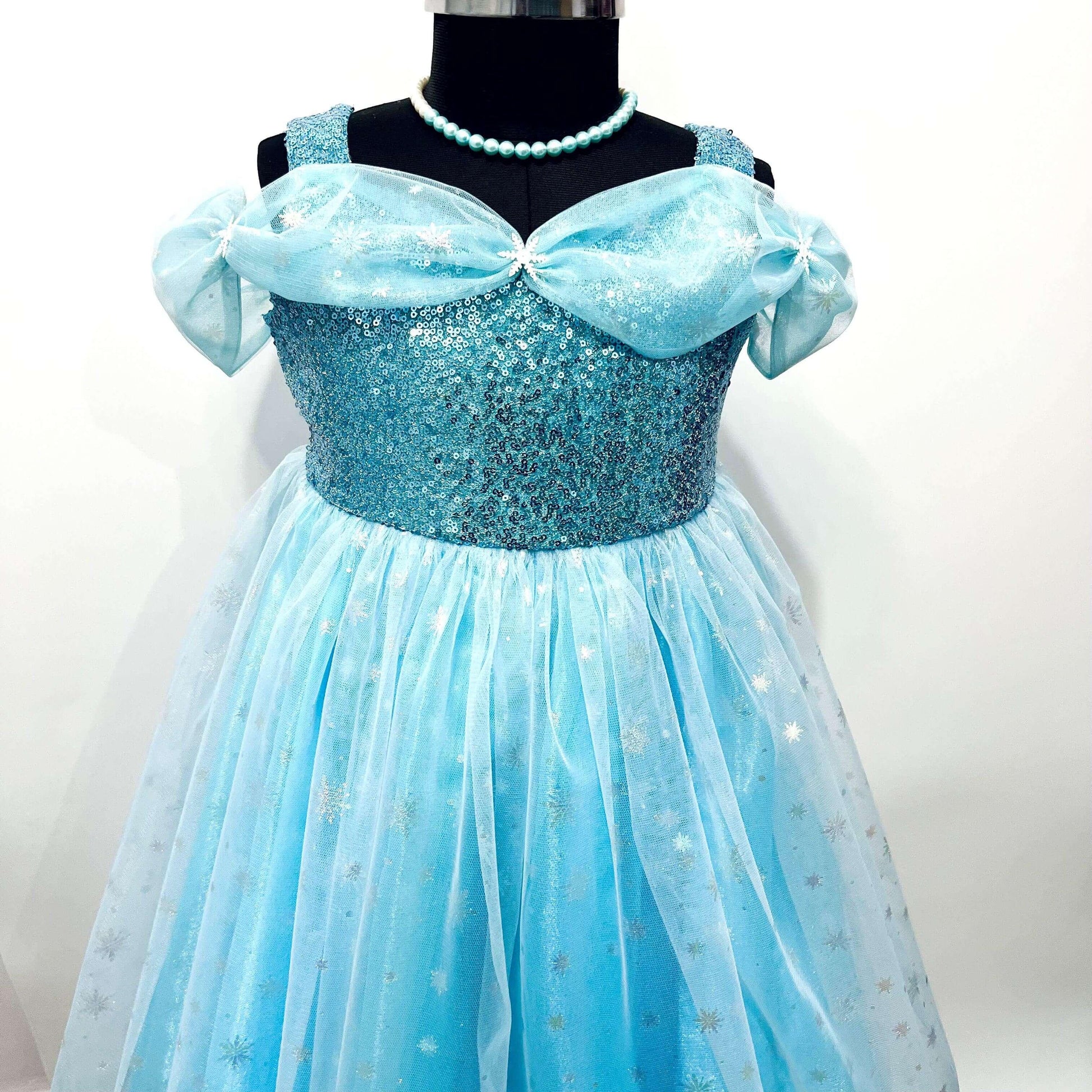 frozen themed prom dress Inspired Ice Blue Sequin Gown for Women - 2022 glitter formal dress with Shining Long Skirt, Floral Embellishments, and Lace-Up Details