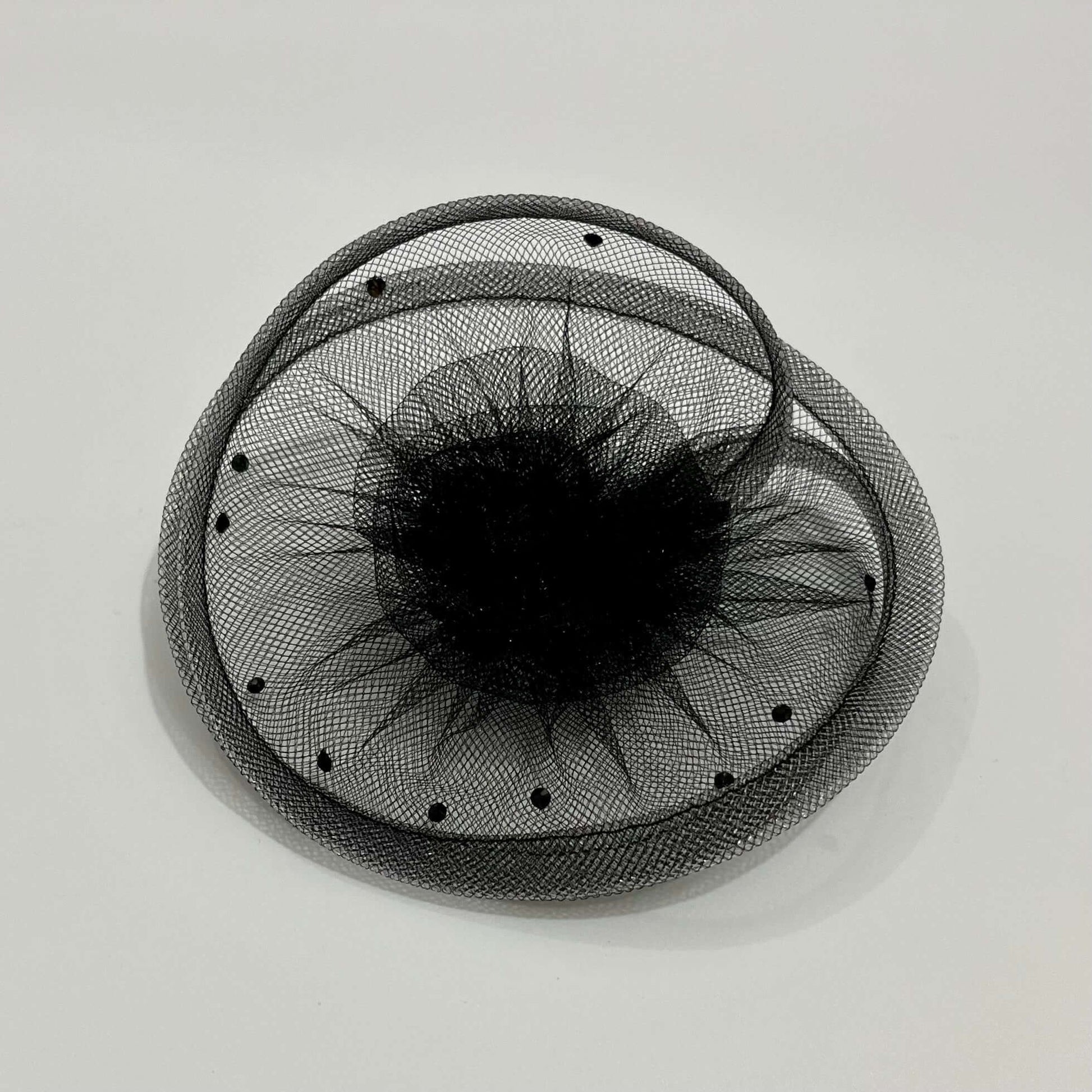 Black Fascinator Hat | Baby Girl Headband