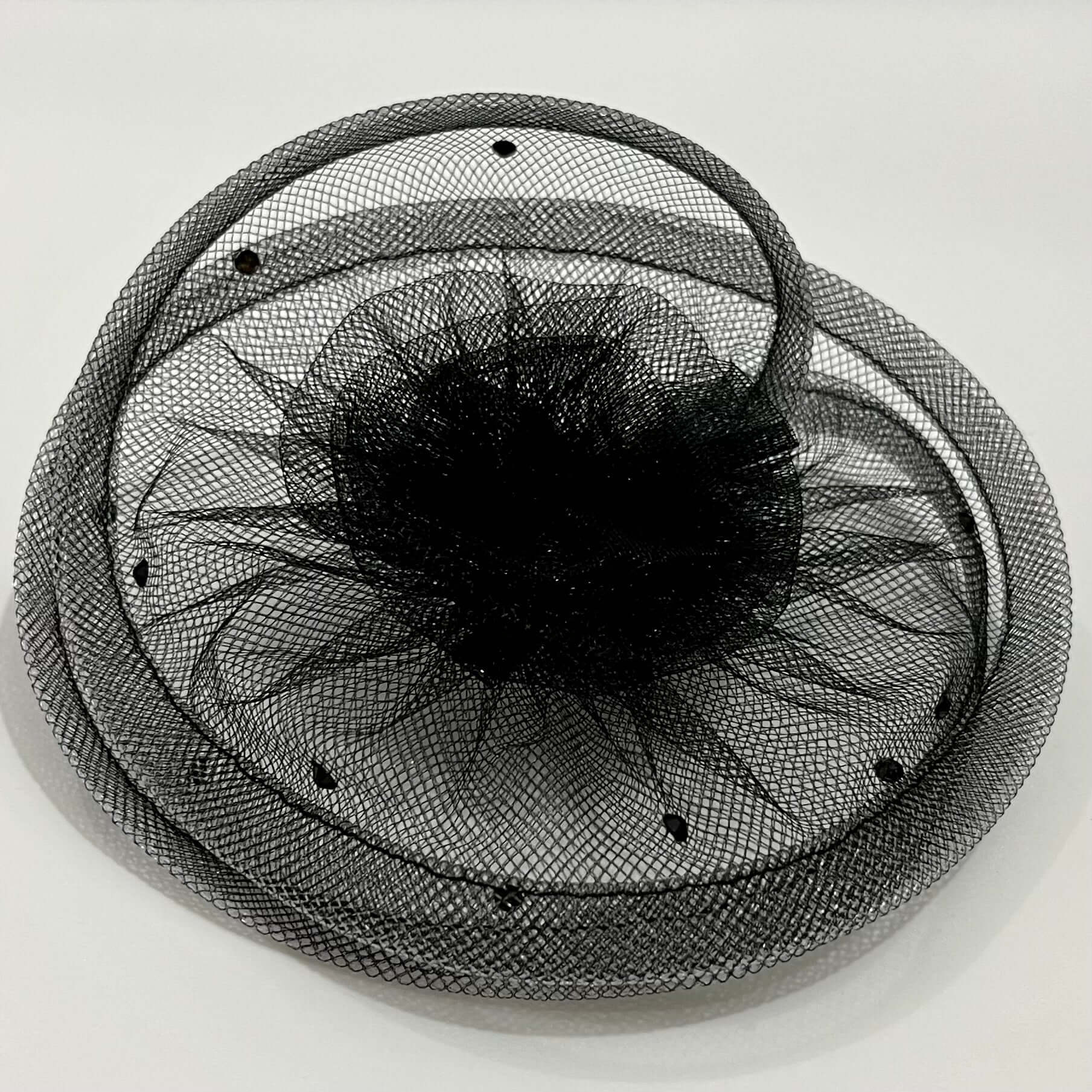 Black Fascinator Hat | Birthday Accessories