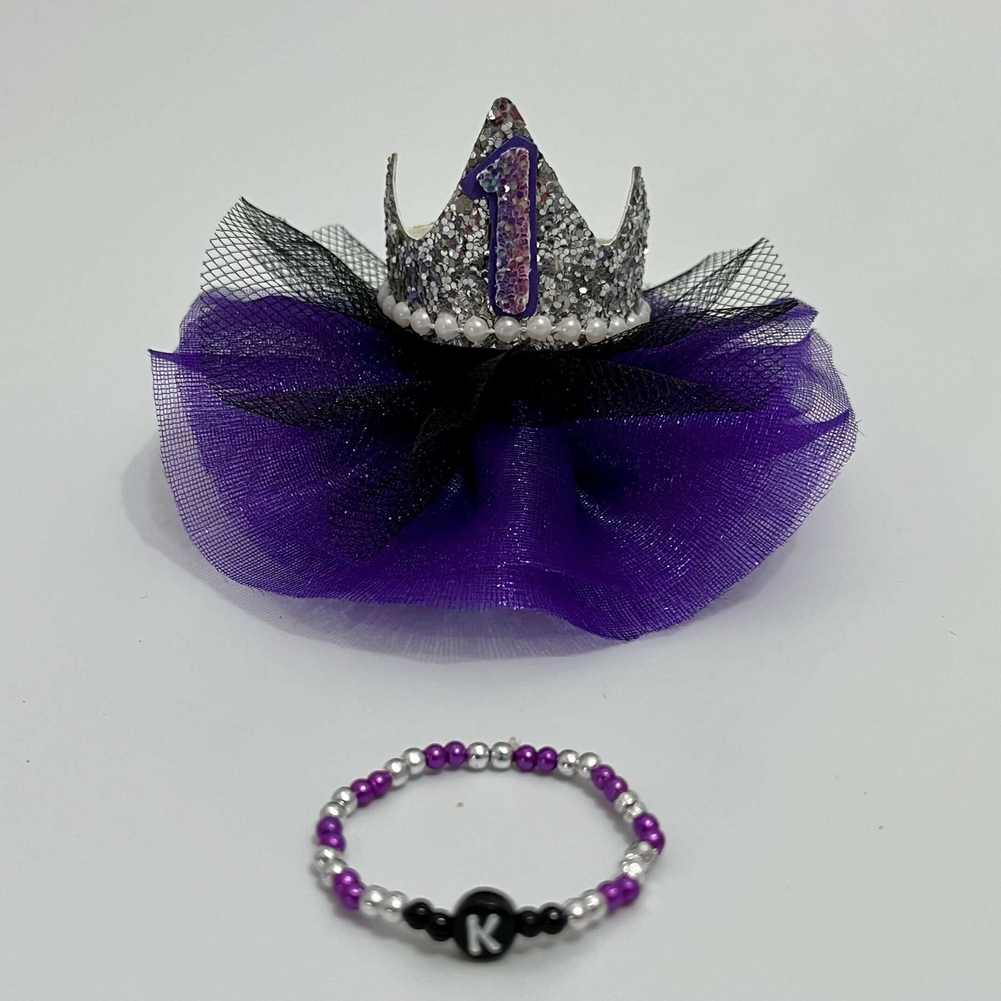 Personalised Birthday Princess Crown | Fascinator Hair Clip
