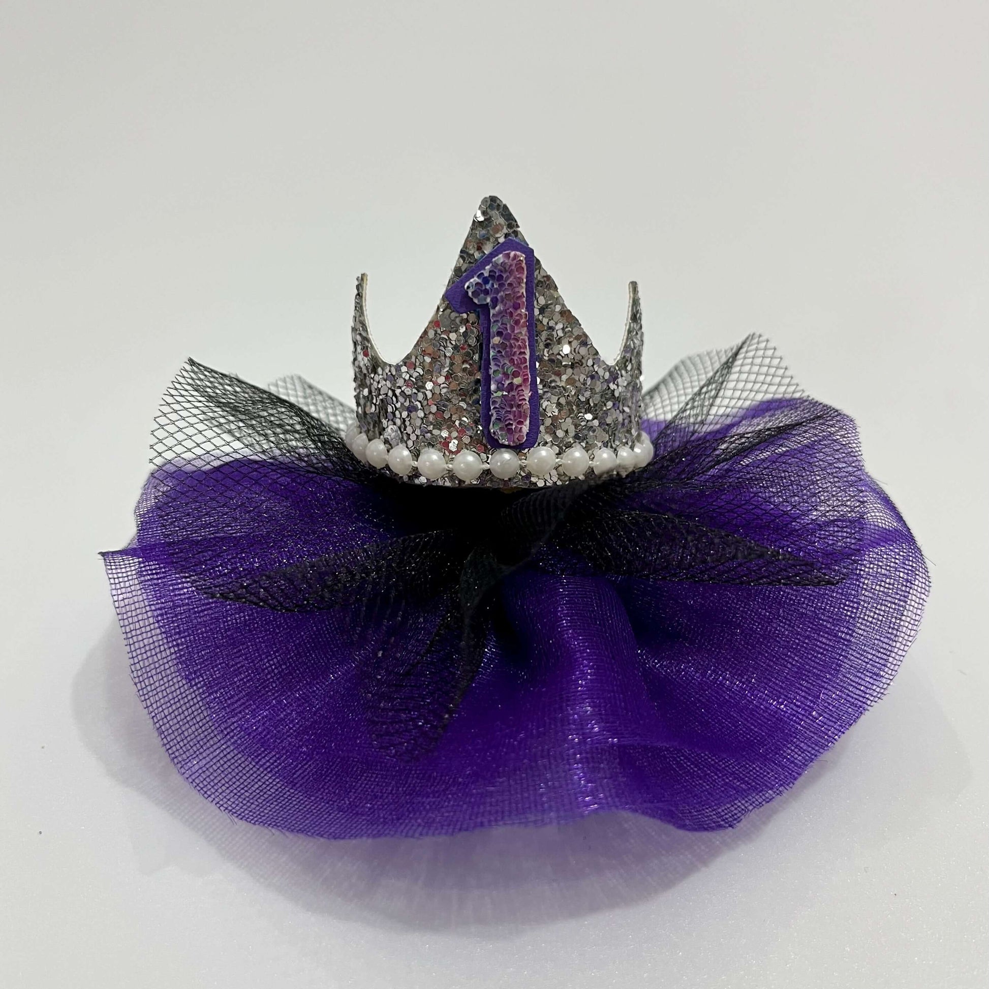 Personalised Birthday Princess Crown | Age Number Hair Clip