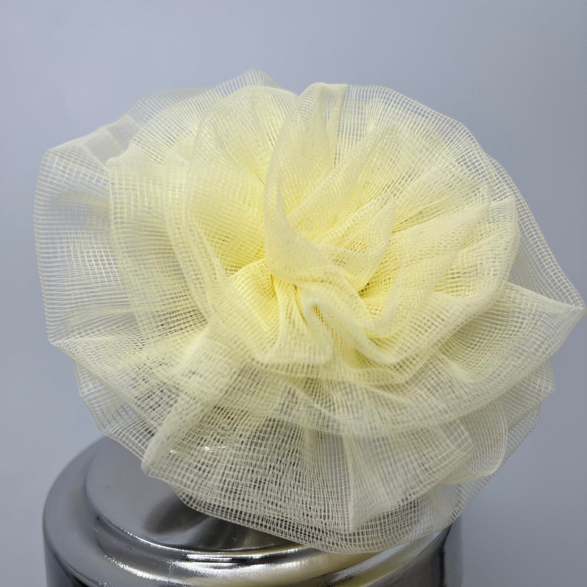 Pastel Yellow Flower Fascinator | Princess Hair Accessories
