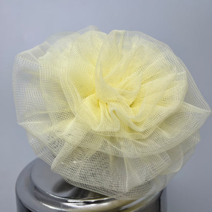 Pastel Yellow Flower Fascinator | Princess Hair Accessories