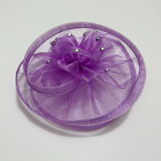 Princess Sofia Purple Fascinator | Special Occasion Hair Accessory